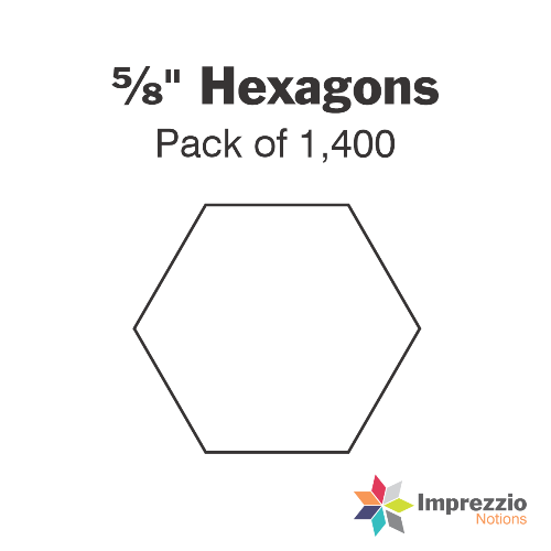 ⅝" Hexagon Paper - Pack of 1,400