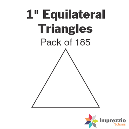 1" Equilateral Triangle Papers - Pack of 185