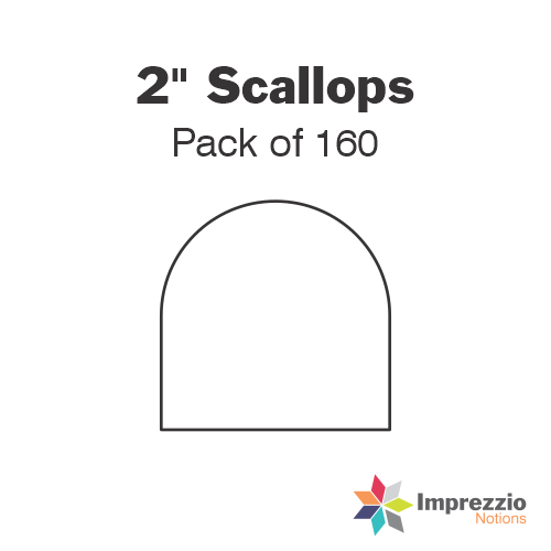 2" Scallop Papers - Pack of 160