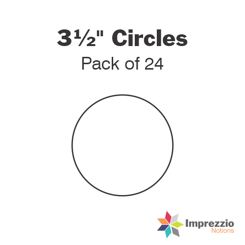 3½" Circle Papers - Pack of 24