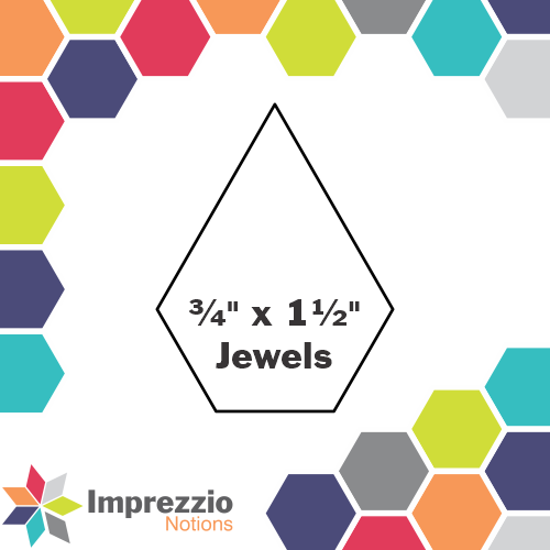 ¾" x 1½" Jewels