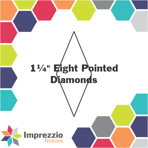 1¼" Eight Pointed Diamonds