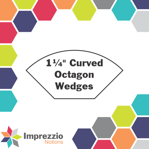 1¼" Curved Octagon Wedges