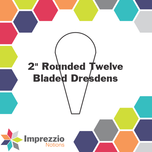 2" Rounded Twelve Bladed Dresdens