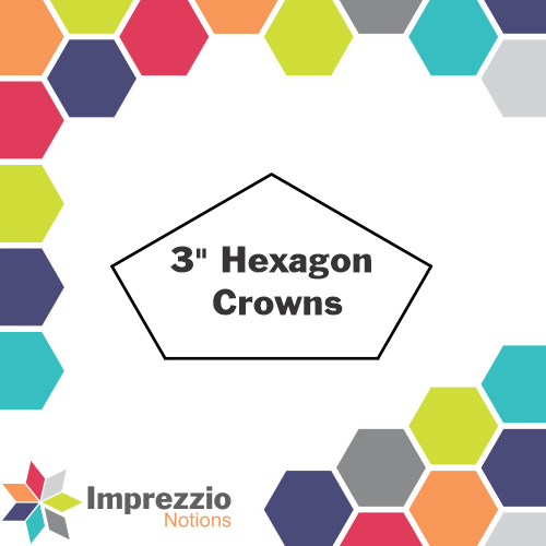 3" Hexagon Crowns