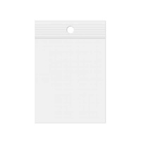 3" x 4" (76mm x 102mm) Zip Bags - Pack of 100