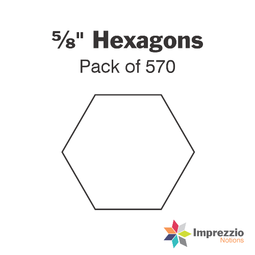 ⅝" Hexagon Papers - Pack of 570