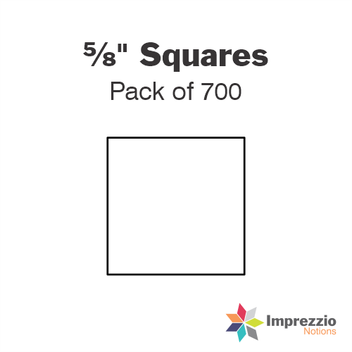 ⅝" Square Papers - Pack of 700