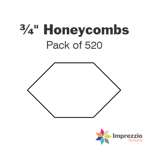 ¾" Honeycomb Papers - Pack of 520