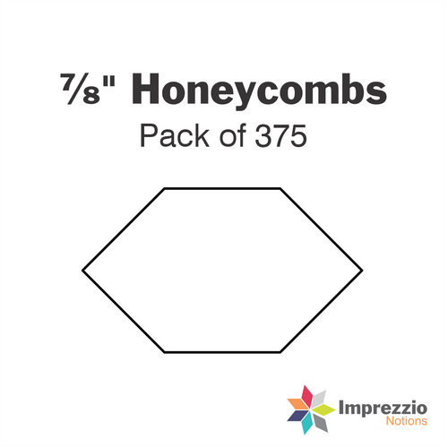 ⅞" Honeycomb Papers - Pack of 375