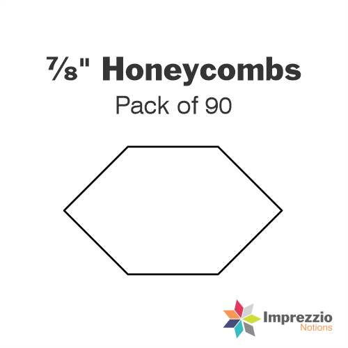 ⅞" Honeycomb Papers - Pack of 90