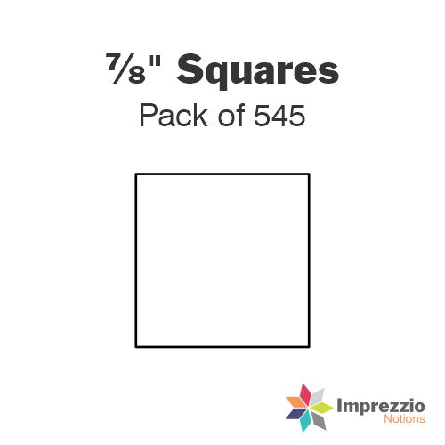 ⅞" Square Papers - Pack of 545