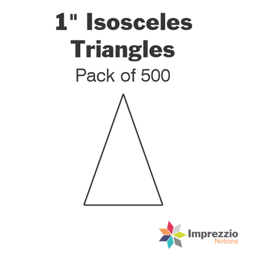 1" 36° Isosceles Triangle Papers - Pack of 500