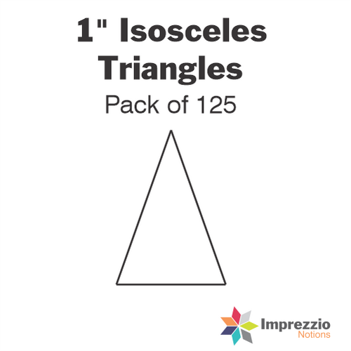 1" 36° Isosceles Triangle Papers - Pack of 125