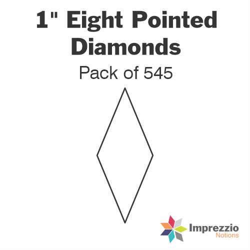 1" Eight Pointed Diamonds Papers - Pack of 545