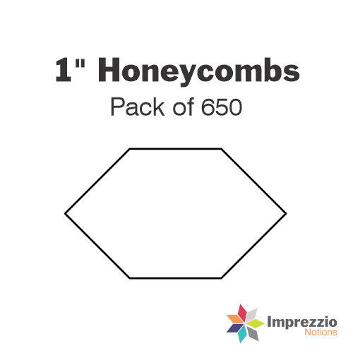 1" Honeycomb Papers - Pack of 650