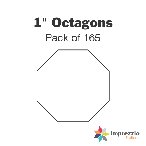 1" Octagon Papers - Pack of 165
