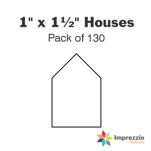 1" x 1½" House Papers - Pack of 130