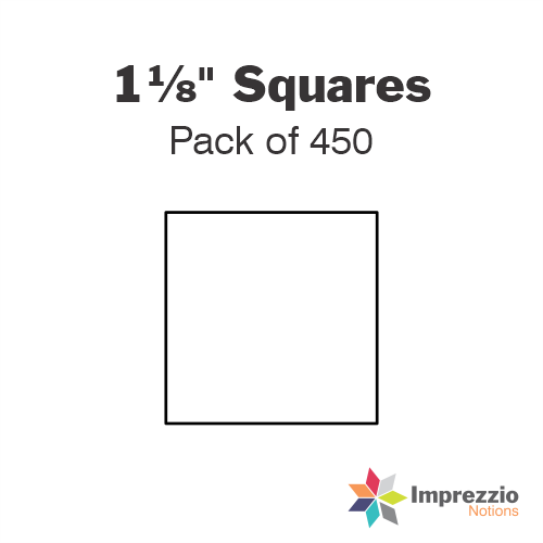 1⅛" Square Papers - Pack of 450