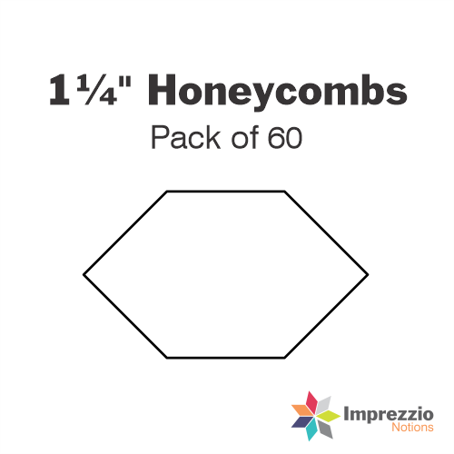 1¼" Honeycomb Papers - Pack of 60