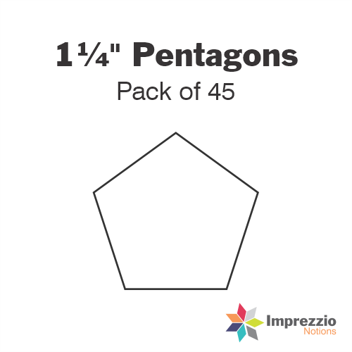 1¼" Pentagon Papers - Pack of 45