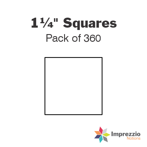 1¼" Square Papers - Pack of 360