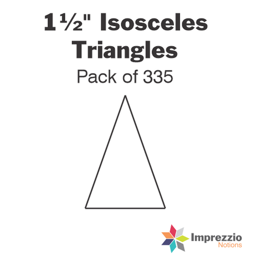 1½" 36° Isosceles Triangle Papers - Pack of 335