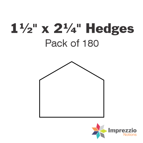 1½" x 2¼" Hedge Papers - Pack of 180