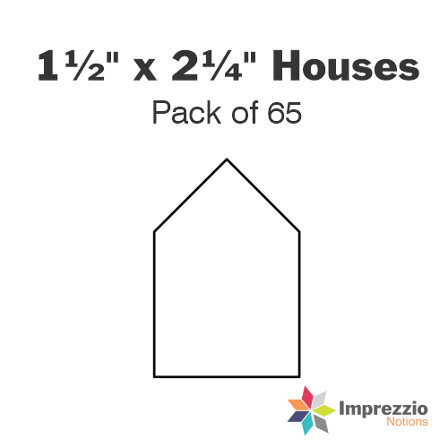 1½" x 2¼" House Papers - Pack of 65