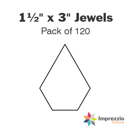 1½" x 3" Jewel Papers - Pack of 120