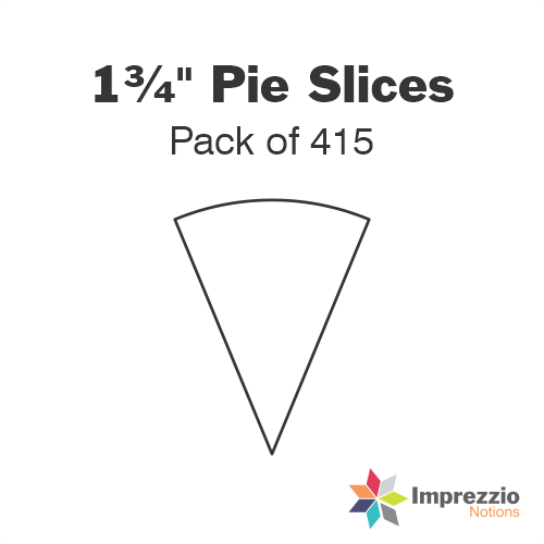 1¾" Pie Slice Papers - Pack of 415