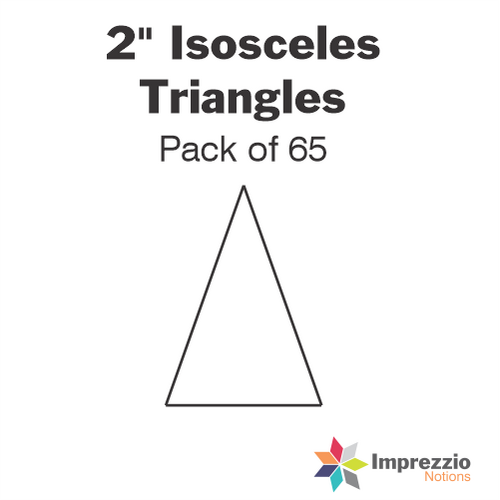 2" 36° Isosceles Triangle Papers - Pack of 65