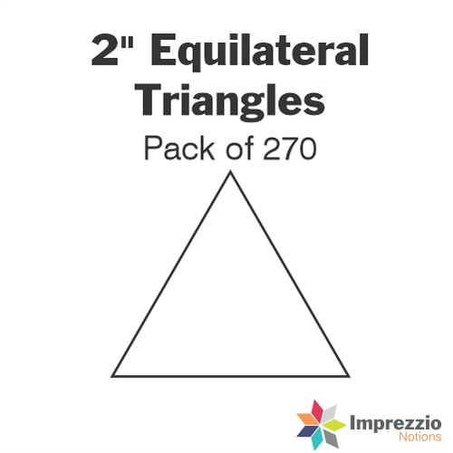 2" Equilateral Triangle Papers - Pack of 270