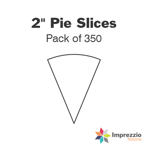 2" Pie Slice Papers - Pack of 350