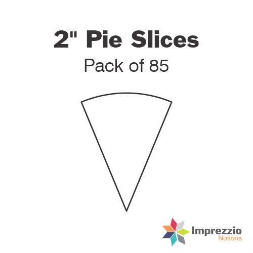 2" Pie Slice Papers - Pack of 85