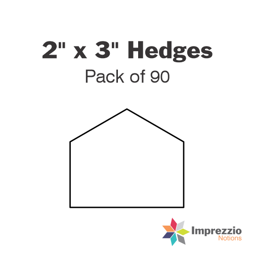 2" x 3" Hedge Papers - Pack of 90