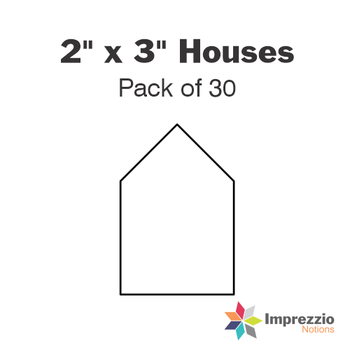 2" x 3" House Papers - Pack of 30