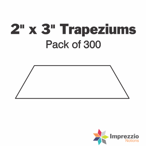 2" x 3" Trapezium Papers - Pack of 300