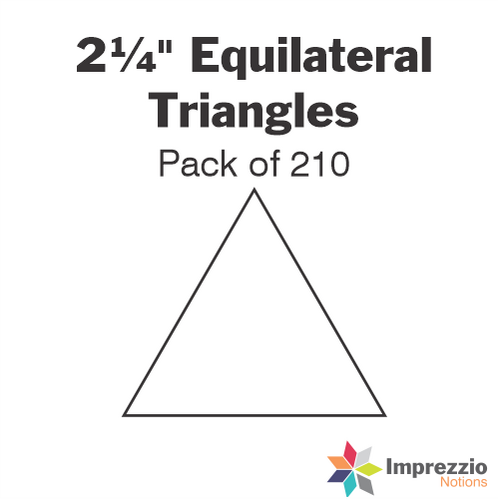 2¼" Equilateral Triangle Papers - Pack of 210