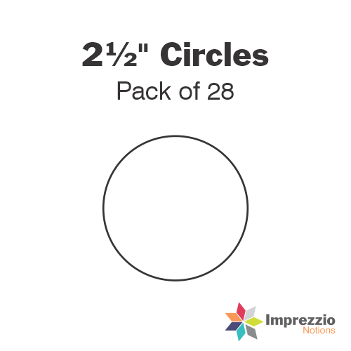 2½" Circle Papers - Pack of 28