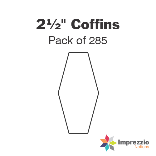 2½" Coffin Papers - Pack of 285