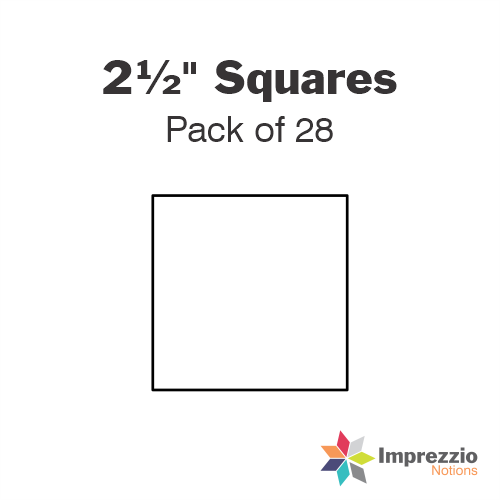 2½" Square Papers - Pack of 28