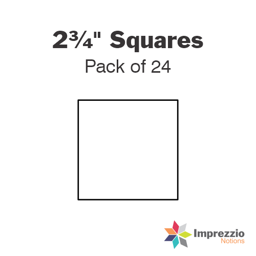 2¾" Square Papers - Pack of 24