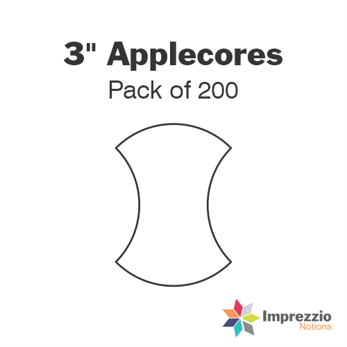 3" Applecore Papers - Pack of 200