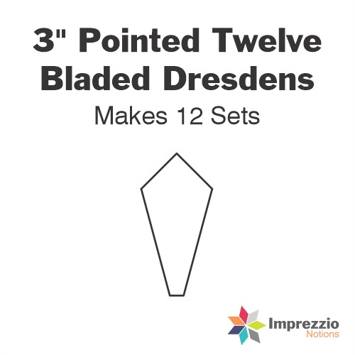 3" Pointed Twelve Bladed Dresdens