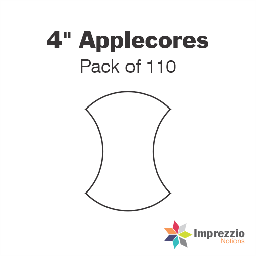 4" Applecore Papers - Pack of 110