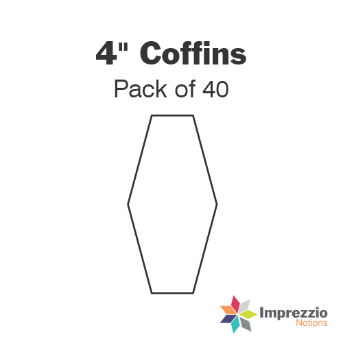 4" Coffin Papers - Pack of 40