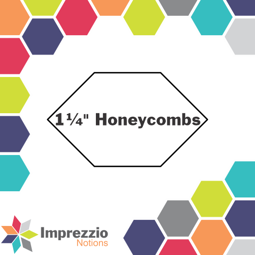 1¼" Honeycomb Stamp - ¼" Seam
