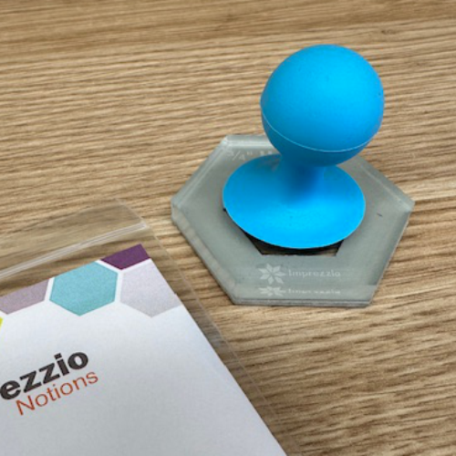 Suction Stamp Handle - Blue