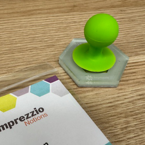 Suction Stamp Handle - Green